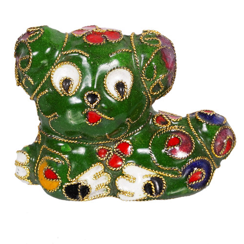 Hund S, Deko, Ziergegenstände, Cloisonne Emaille, Tierfigur,6280 - zum Schließen ins Bild klicken